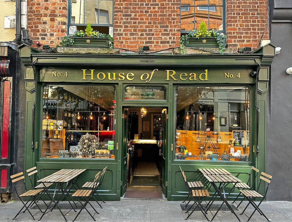 House of Read Fine Foods & Tableware exterior with tables outside