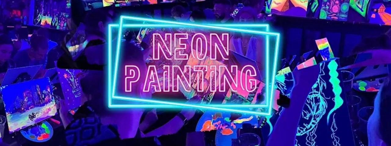 Neon Painting - Magic Mushrooms