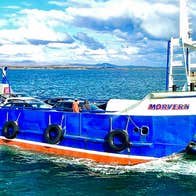 The Arranmore ferry called Morvern at sea