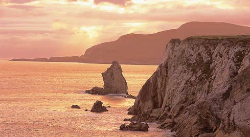 Sea Cliffs in Achill Island, County Mayo