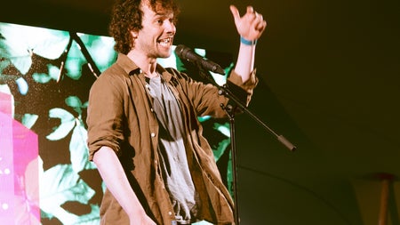 Internationally award-winning poet Cormac Mac Gearailt will host the evening. Cormac brought the Slamovision crown to Dublin, winning the competition for Ireland for the first time in 2024 with Dublin’s first entry as Gaeilge.