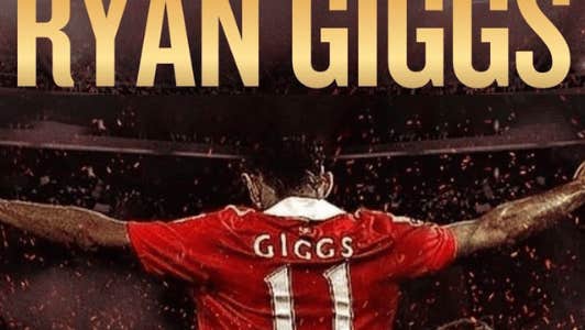 An Evening with Ryan Giggs, rear view of footballer in red top with name and large number on.