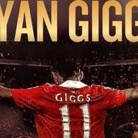 An Evening with Ryan Giggs, rear view of footballer in red top with name and large number on.