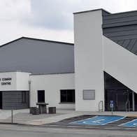 A view of the exterior of the Roscommon Arts Centre building
