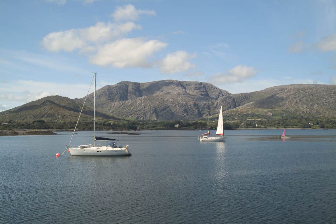 Image of boats in Adrigole in County Cork