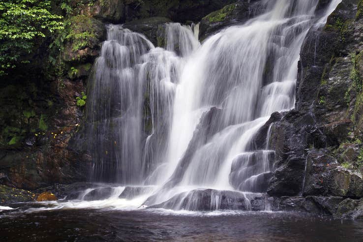 Torc Waterfall in Killarney National Park in County Kerry.