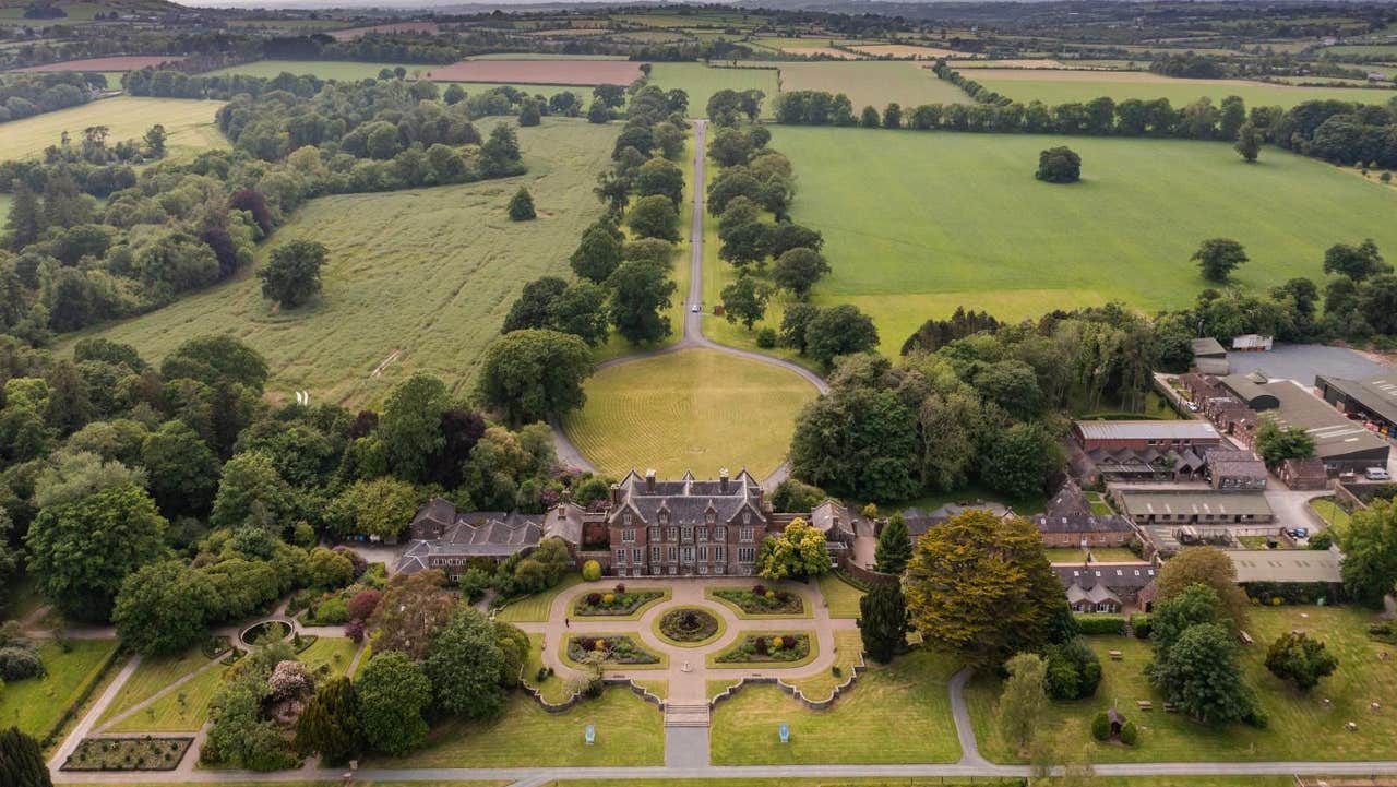 Aerial view of estate