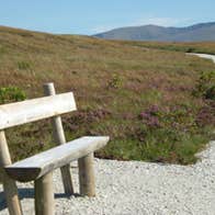 Image of seating area on walkway