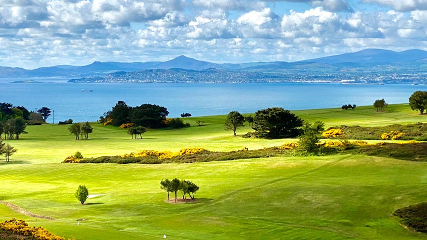 View of Dublin Bay from Howth Golf Club Howth County Dublin