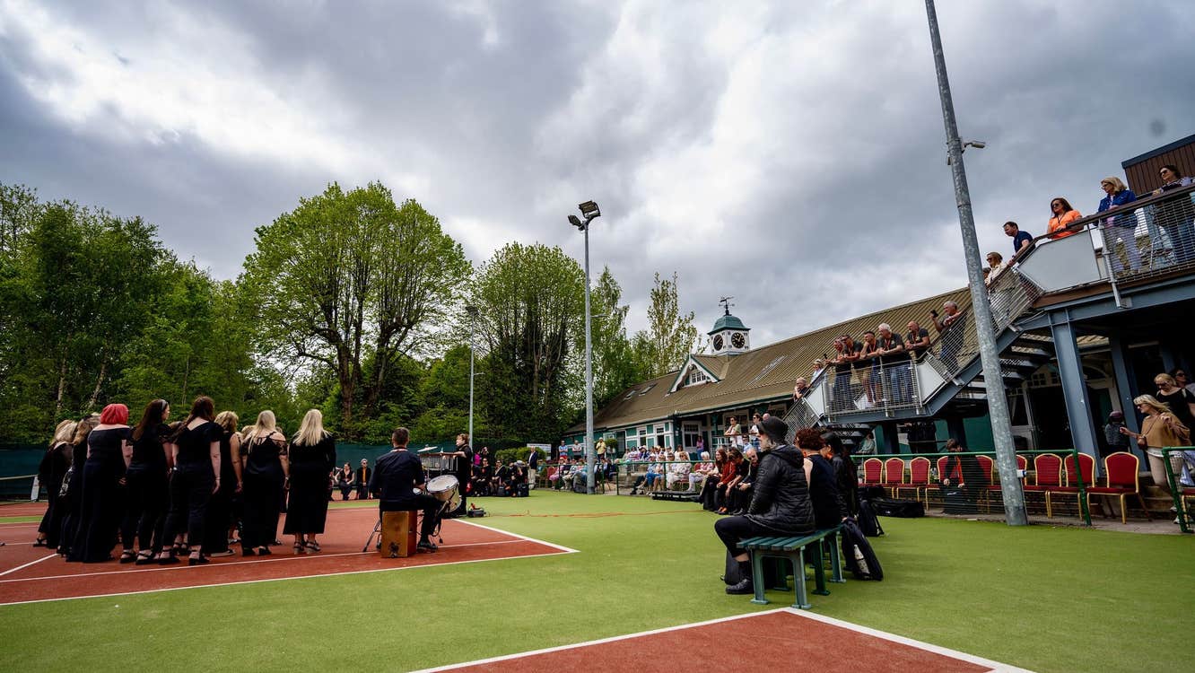Cân Aderyn at Sunday's Well Tennis Club