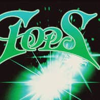 TOPS with Bury the Key at The Workman's Club. Fancy green writing against black background