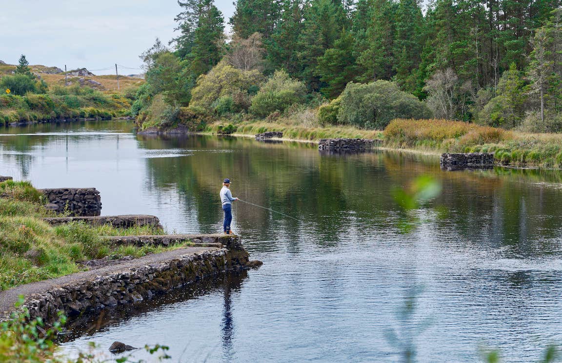 A fisher in Connemara, Co Galway