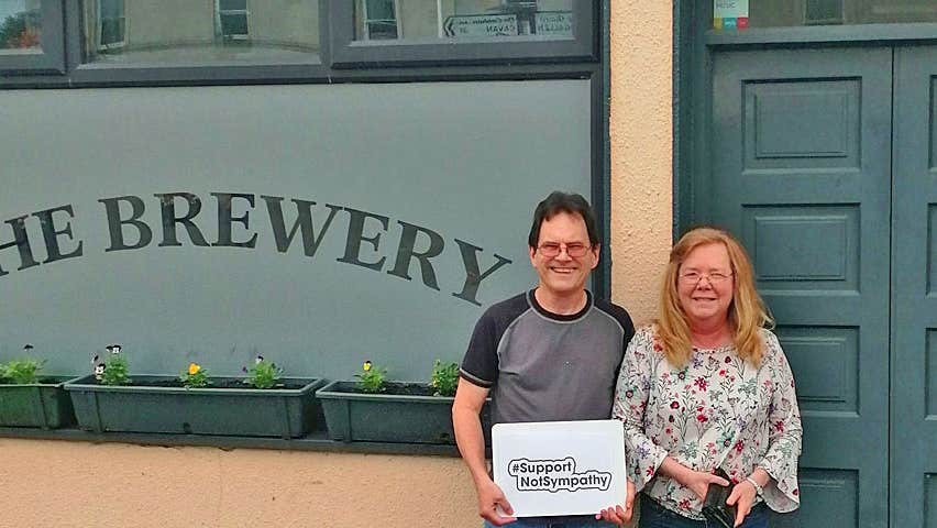 Exterior of The Brewery in Arva, County Cavan, with the owners