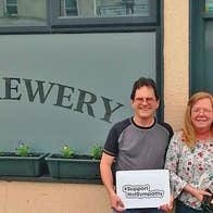 Exterior of The Brewery in Arva, County Cavan, with the owners