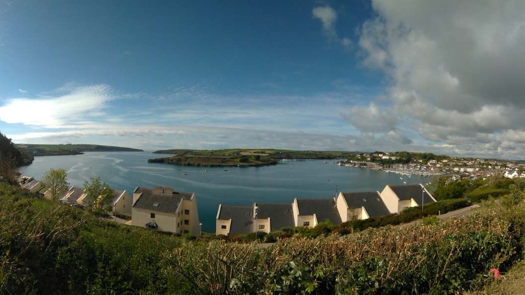 Houses overlooking the water