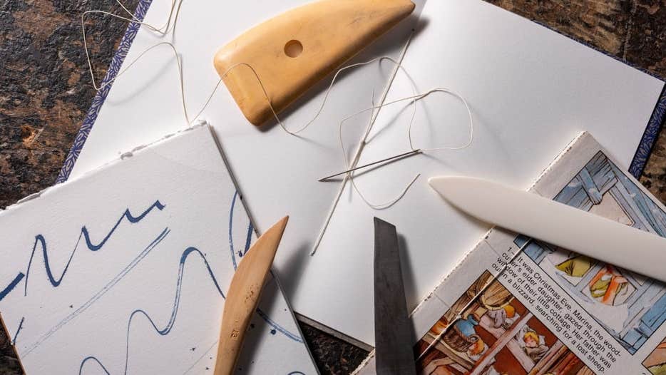 Bookbinding (Buttonhole Stitch) with Caroline Byrne