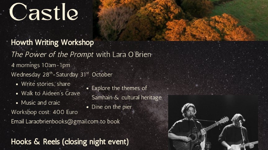 Poster for Writing Week at Howth Castle - Samhain Festival