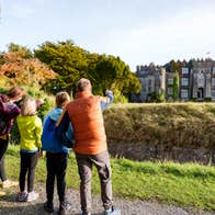 A family at Birr Castle in Co Offaly