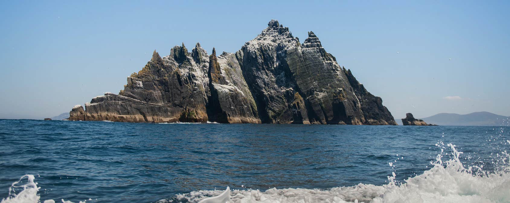 Skellig Michael (Sceilg Mhichíl) rising out of the Atlantic along the Wild Atlantic Way