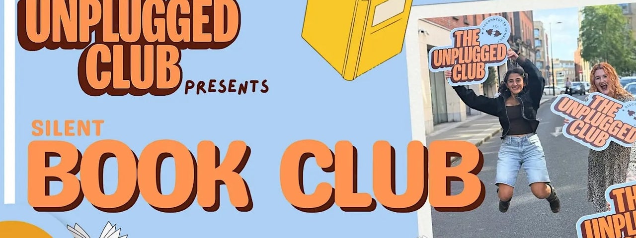 Poster for the Unplugged Silent Book Club