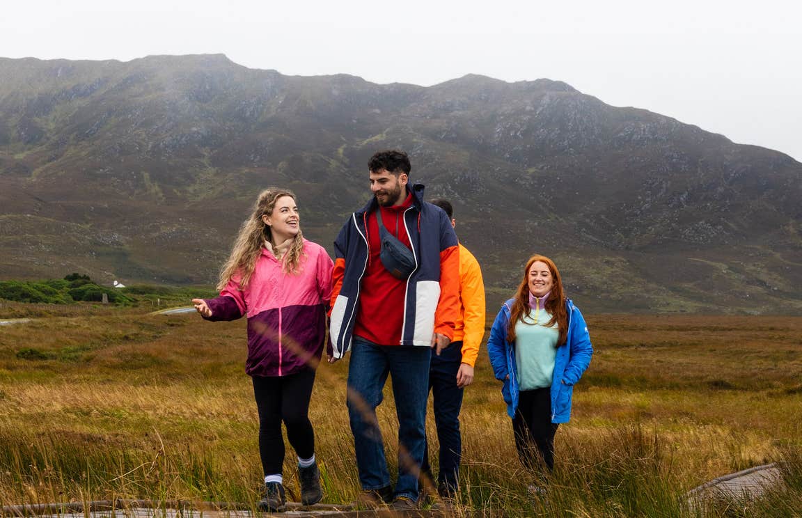 Friends in Wild Nephin Park in Co Mayo