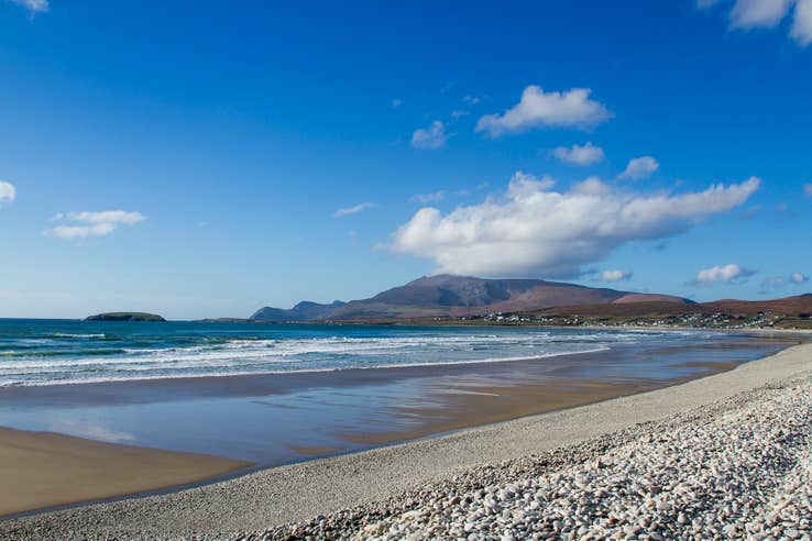 Keel Beach on Achill Island in County Mayo