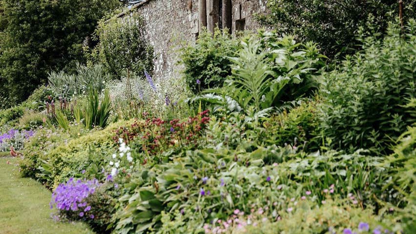 Herbacious border at Loughcrew Historic Gardens County Meath