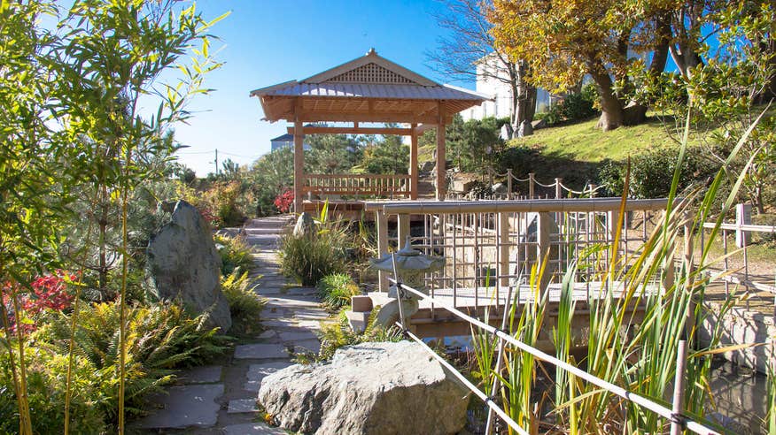 Lafcadio Hearn Japanese Gardens Azumaya in Tramore, Waterford