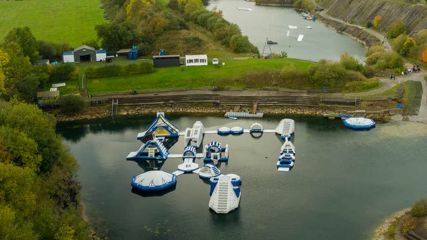 Aerial view of Ballyhass Aquapark - Mallow, Co Cork