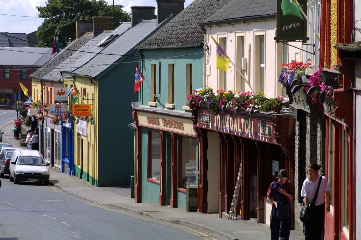 Image of shops in Tullow in County Carlow