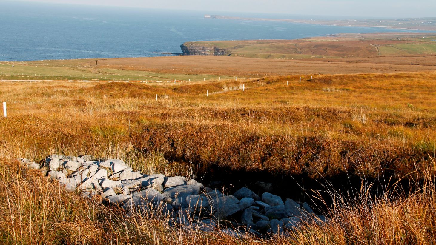 See the spectacular views from Céide Fields.