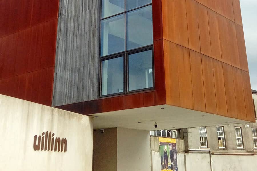 Uillinn West Cork Arts Centre exterior and sign