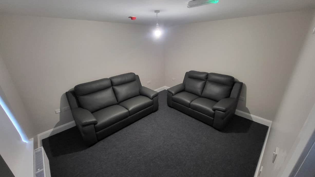 Sitting room with two couches