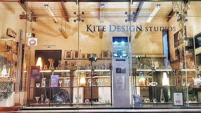 A view of the exterior of the shop at Henrietta Street