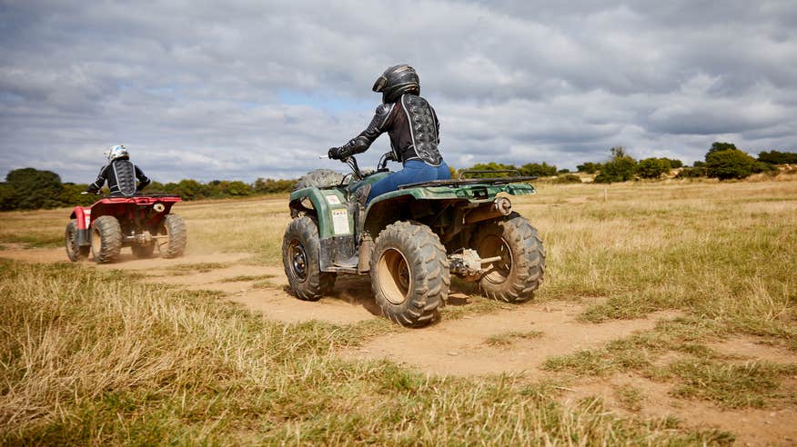 People quadbiking with Quadventure in Co Wexford