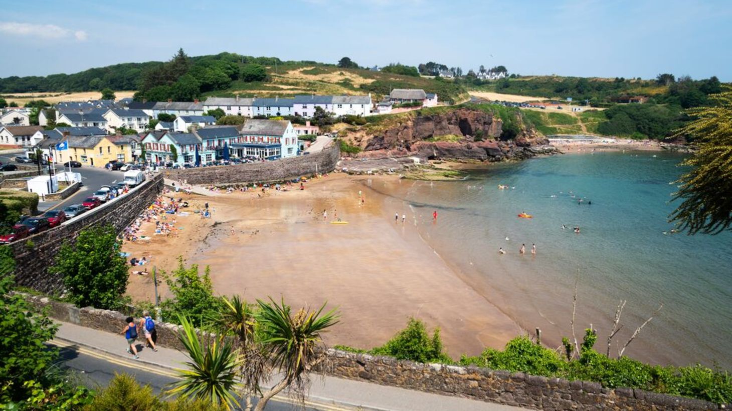 Relax in peaceful Dunmore East as the kids play on the beach.