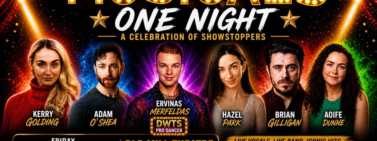 This poster shows off who will be performing in this unmissable piece of Musical Theatre!