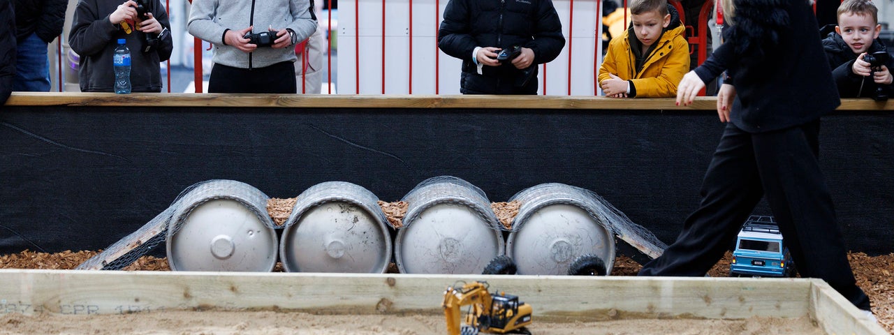 Little drivers, big adventures! At the Digger Café in the European Motor Show's Kids Zone, young visitors can take control of miniature construction vehicles, explore, play and enjoy a hands-on experience full of fun.