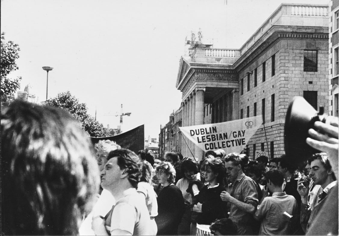 Dublin Pride Rally, 1984, Queer Archive Dublin