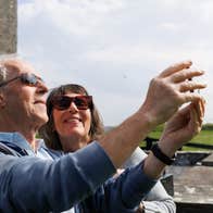 Couple taking a selfie