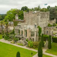 Aerial view of Huntington Castle and Gardens in Co Carlow