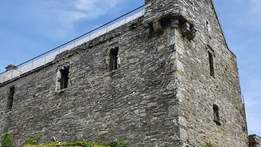 Exterior of Dún na Séad Castle at Baltimore in County Cork