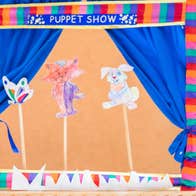 Ceardlann puipeád – Paper Puppets