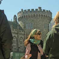 Historical Walking Tour of Dublin view of thirteenth century castle tower