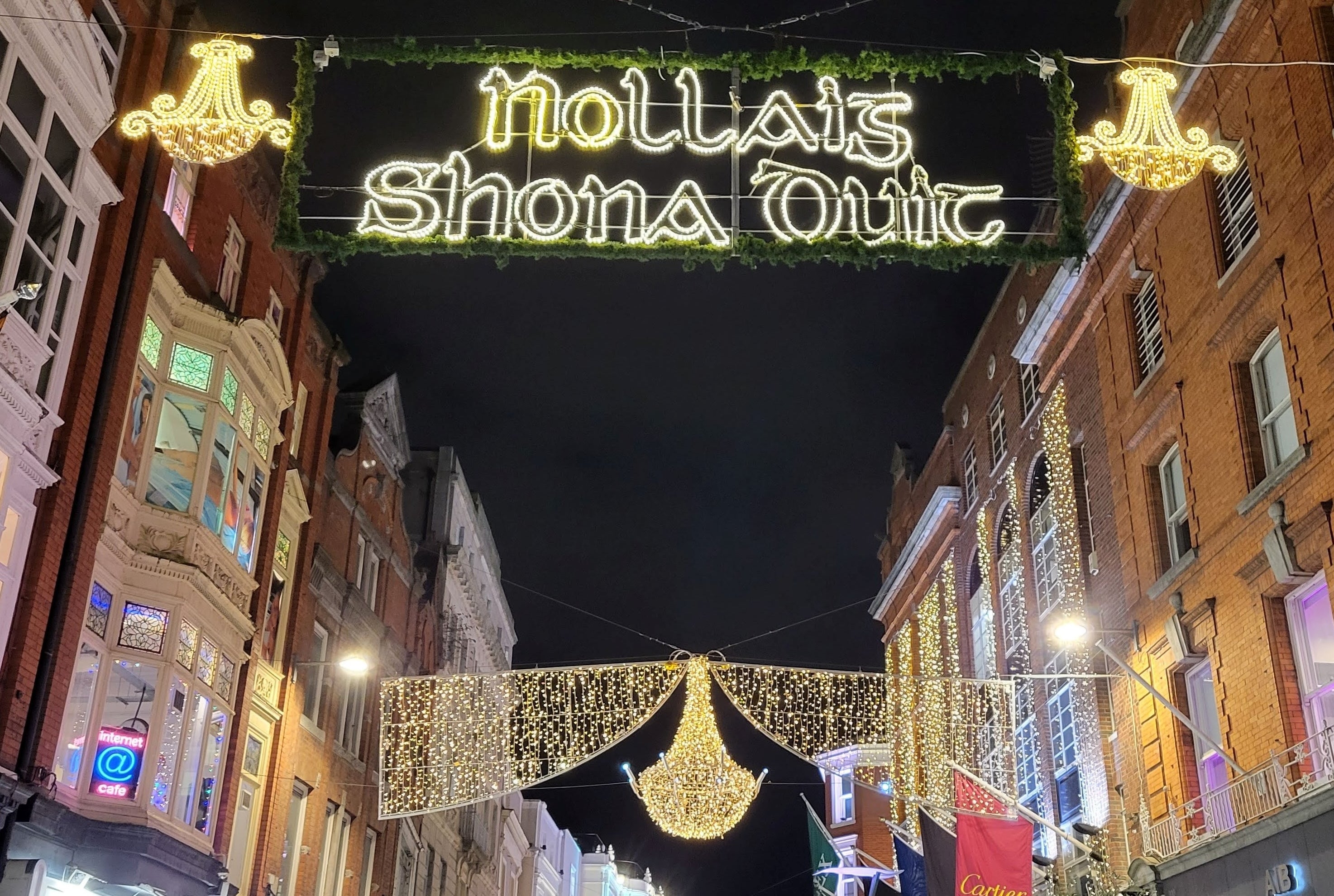 Ireland's Christmas Traditions Walking Tour Graphic