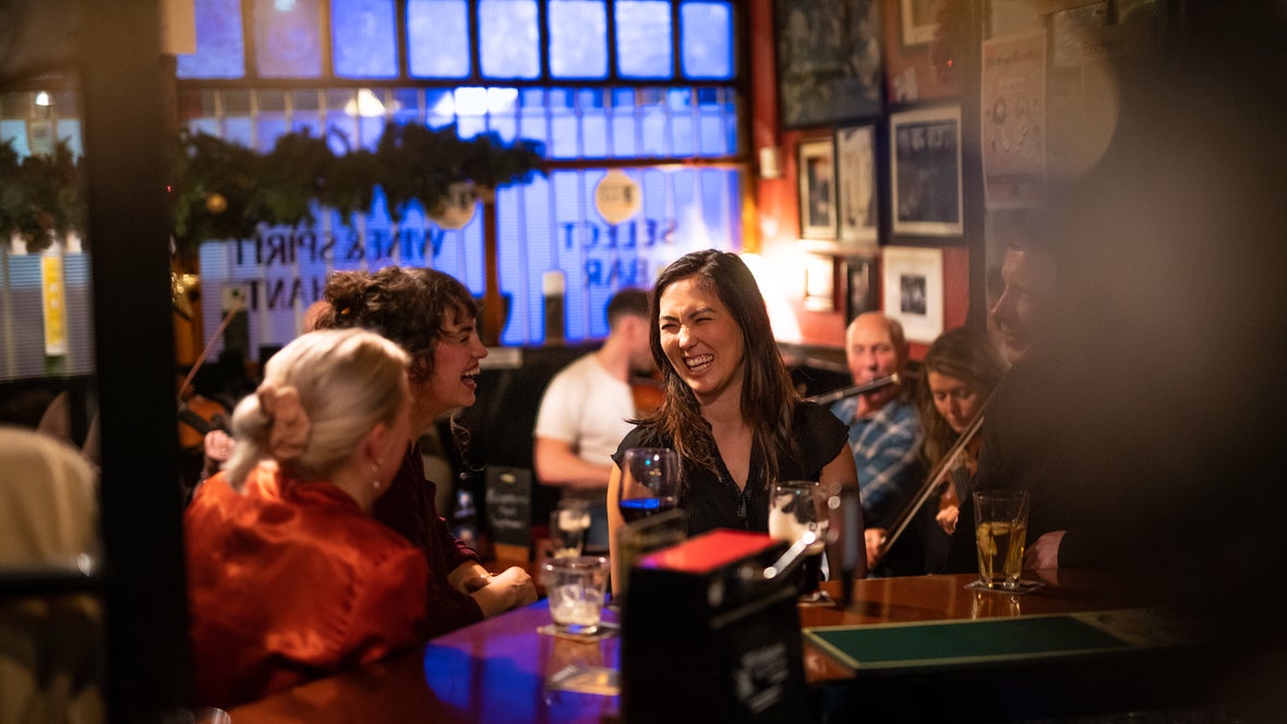 Winter in Dublin cozy pub scene