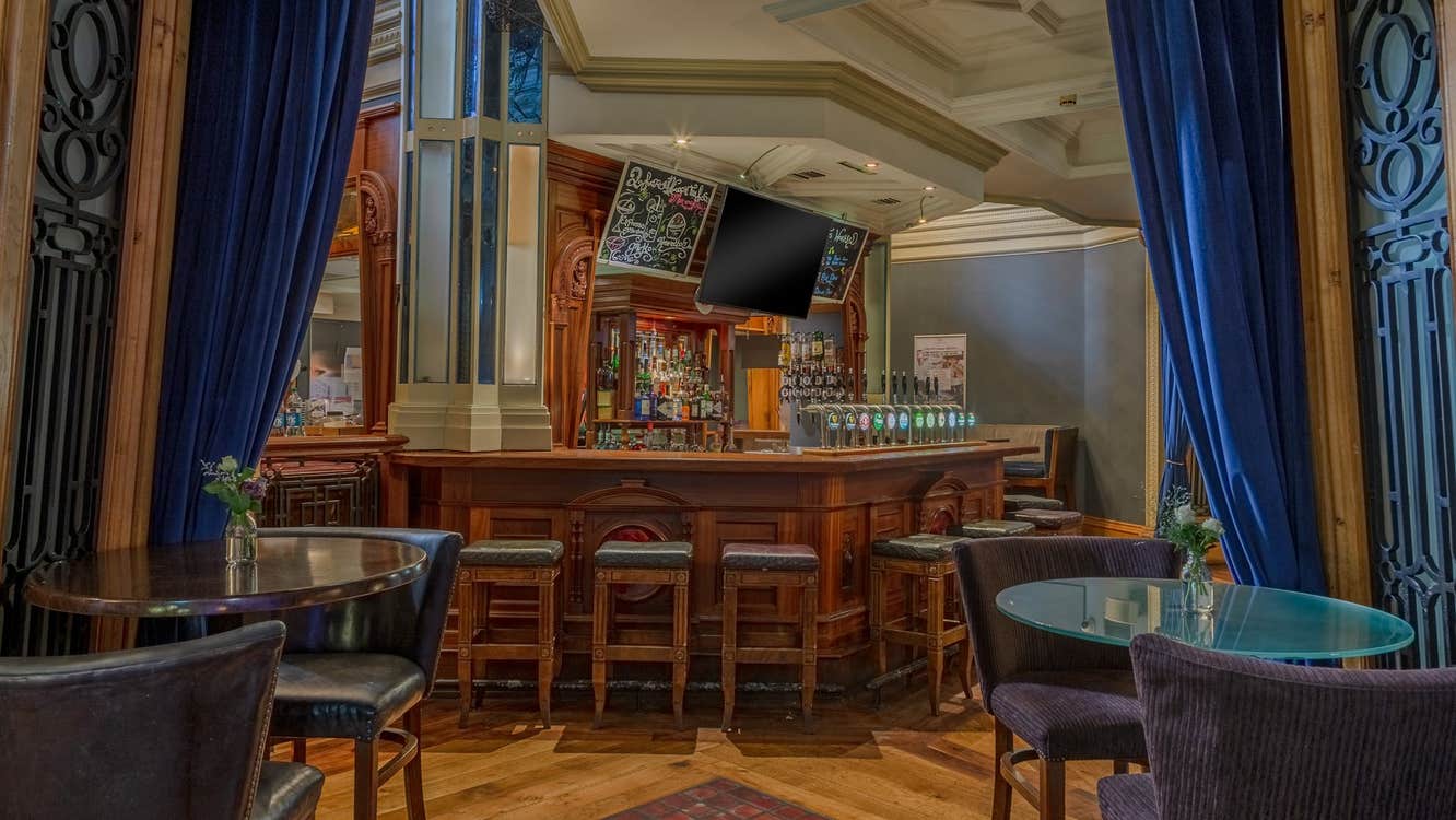 Interior view of the Prince Bar