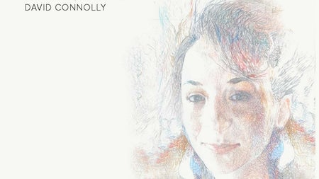 An Evening with Lily Michaelides - poster with faint, portrait of a smiling woman