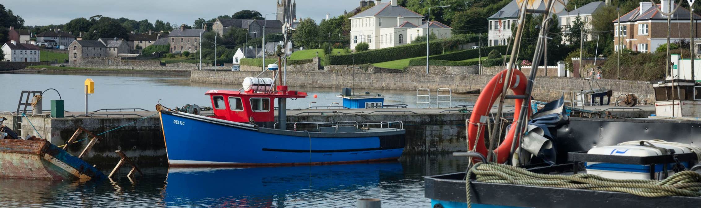 Image of the harbour in Killala in County Mayo