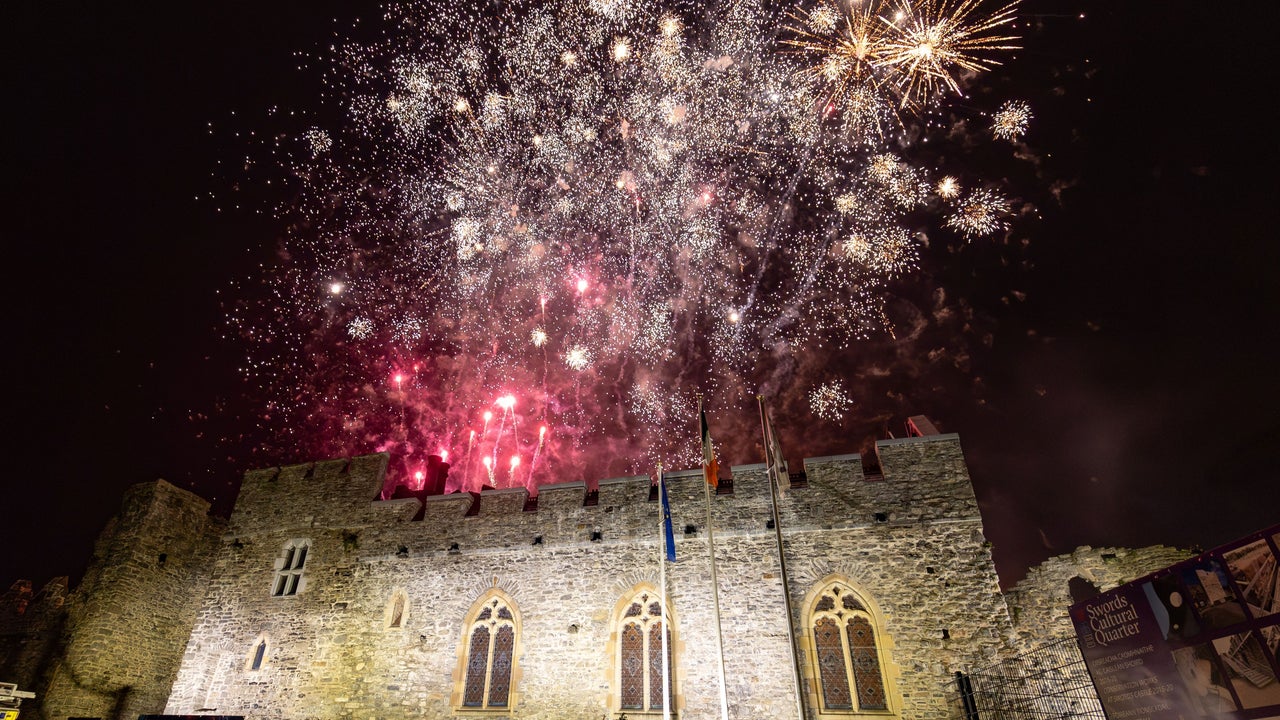 Fireworks at Swords Castle